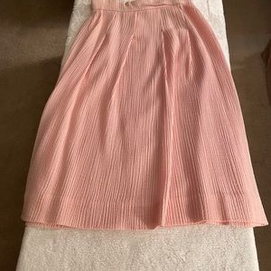 Pink Ribbed Skirt